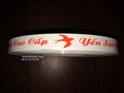 Băng Keo Yến Sào Cao Cấp:Băng keo trong có dòng chữ yến sào cao cấp
